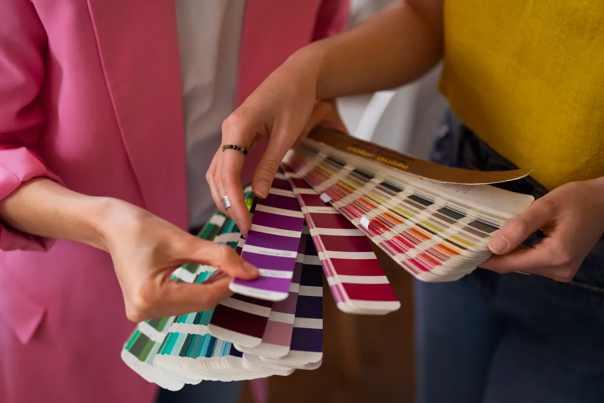 Arte explicativa sobre colorimetria
